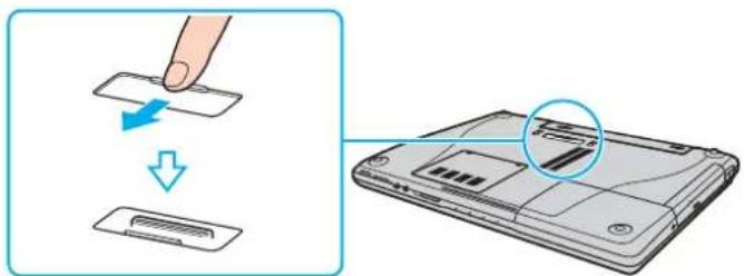 SONY Vaio VGN-FE41E - So ziehen Sie die Größenregulierung heraus und sichern sie - 5