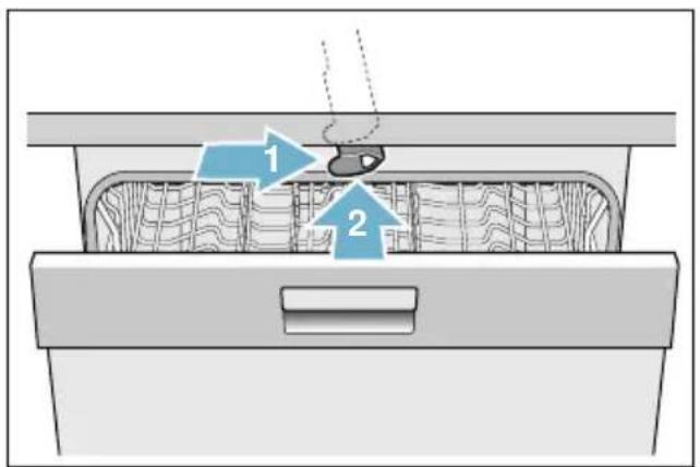 SIEMENS iQ300 SN636X00KE - So deaktivieren Sie die Kindersicherung (Türverriegelung): - 1