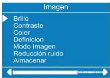 Imagen Brillo Contraste Color Definicion Modo Imagen Reducción ruido Almacenar