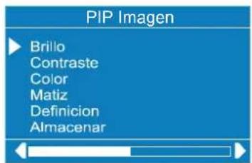 PIP Imagen Brillo Contraste Color Matiz Definicion Almacenar