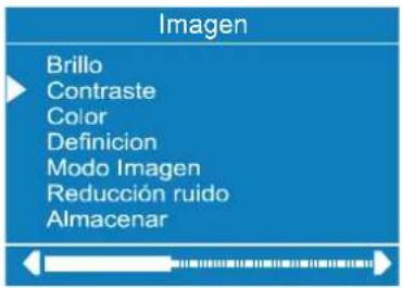 Imagen Brillo Contraste Color Definicion Modo Imagen Reducción ruido Almacenar