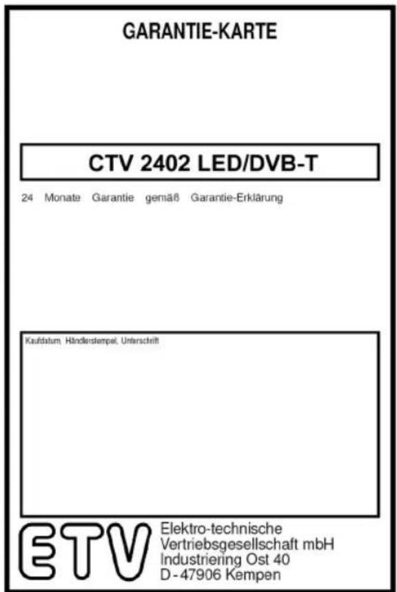 AEG CTV 2402 - Meaning of the "Wheelie Bin" Symbol - 2