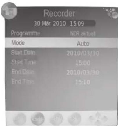 Recorder 30 März 2010 15:09 Programme NDR aktuell Mode Auto Start Date 2010/03/30 Start Time 15:00 End Date 2010/03/30 End Time 15:10