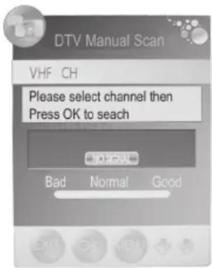 AEG CTV 2402 - Ricerca manuale DTV - 1