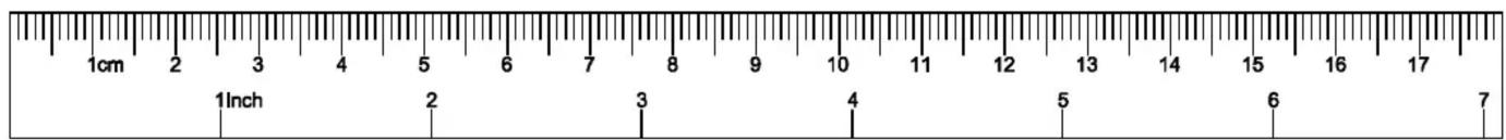 1cm 2 3 4 5 6 7 8 9 10 11 12 13 14 15 16 17 1Inch 2 3 4 5 6 7