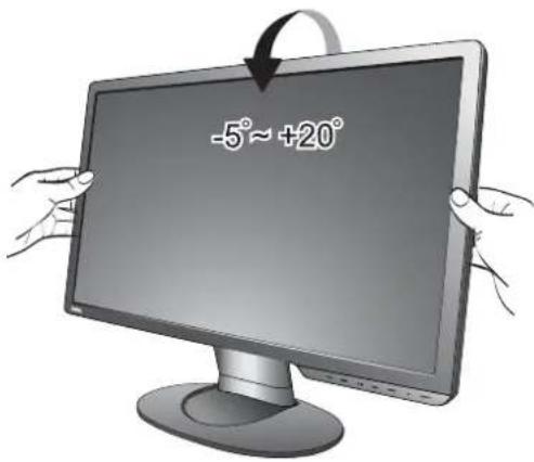 BENQ GL2023A - Attach the monitor base. - 6