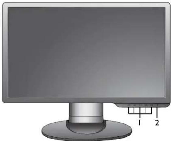 BENQ GL2023A - Front view - 1