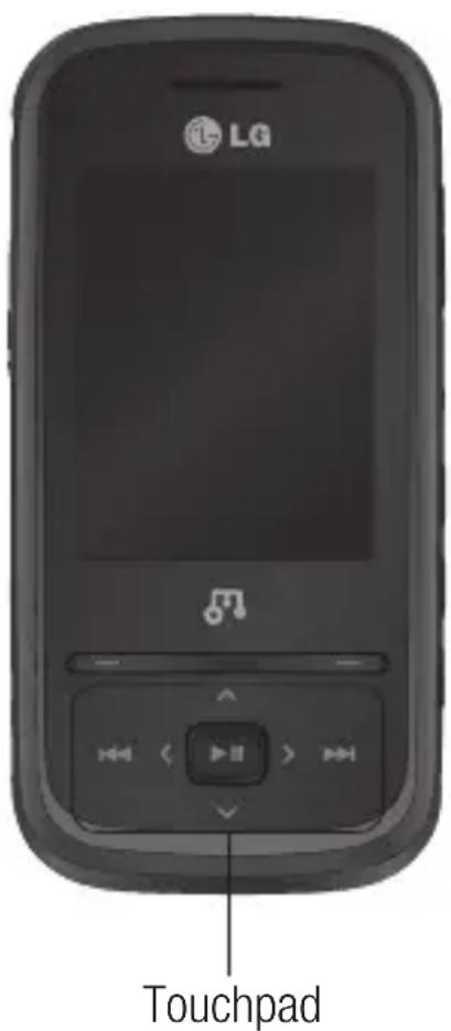 LG GM310 - Touchpad tips - 1