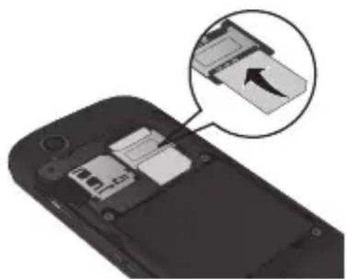 LG GM310 - SIM-Karte einsetzen - 1