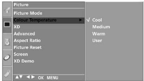 LG 37LC41-ZA - Colour Tone - User Option - 3