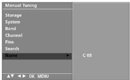 LG 37LC41-ZA - ASSIGNING A STATION NAME - 4