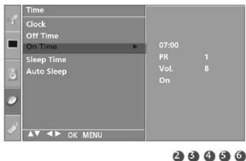 LG 32LC51-ZA - AUTO ON/OFF TIMER SETTING - 4