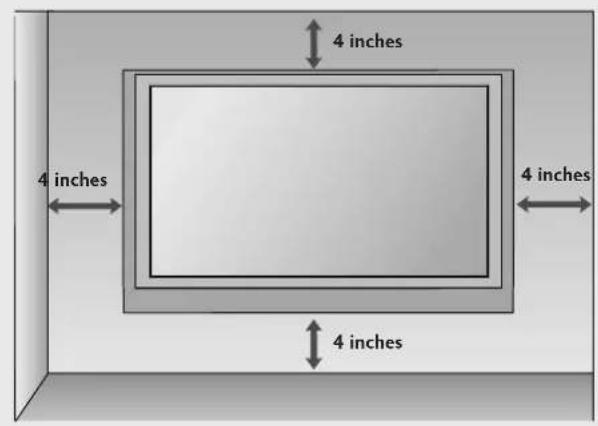 LG 32LC51-ZA - WALL MOUNT: HORIZONTAL INSTALLATION - 2