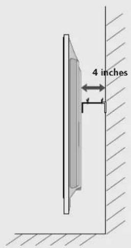 LG 32LC51-ZA - WALL MOUNT: HORIZONTAL INSTALLATION - 3