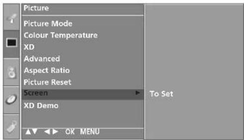 LG 32LC51-ZA - Adjustment for screen Phase, Clock, Position - 3