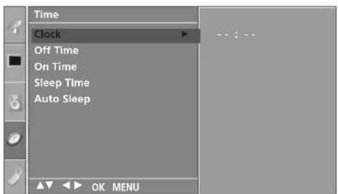 LG 32LC51-ZA - CLOCK SETUP - 3