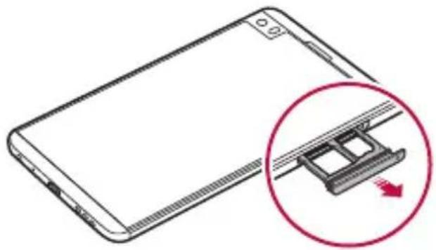LG H970 - Τοποθέτηση της κάρτας SIM - 4