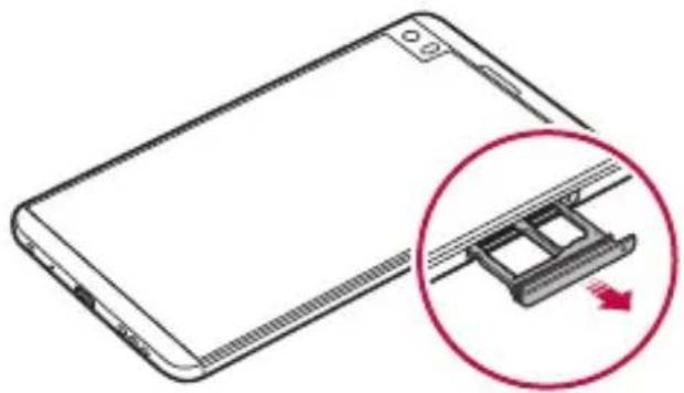 LG H970 - Installing the SIM card - 4