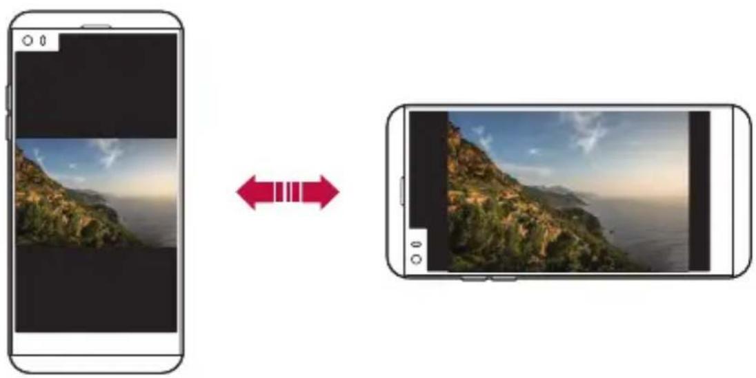 LG H970 - Εναλλαγή στον προσανατολισμό της οθόνης - 1