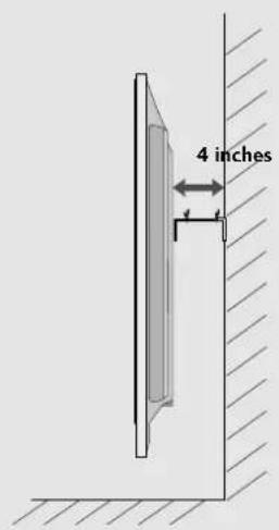 LG 42LC53-ZA - WALL MOUNT: HORIZONTAL INSTALLATION - 3
