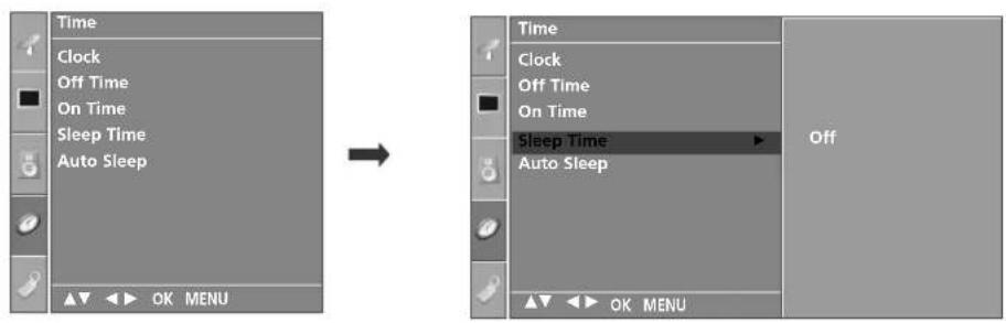 LG 42LC53-ZA - SLEEP TIMER SETTING - 2