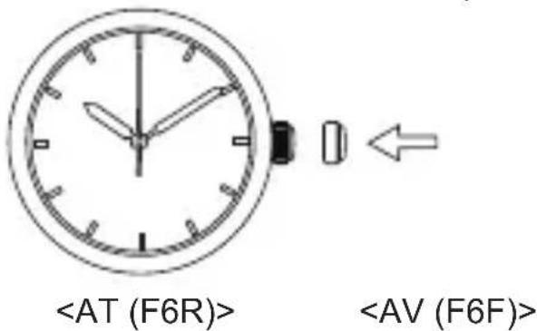 Orient Star Contemporary RE-AU0005L - ◆ HOW TO SET THE TIME [AT (F6R)] [AV (F6F)] [How to set the time] - 4