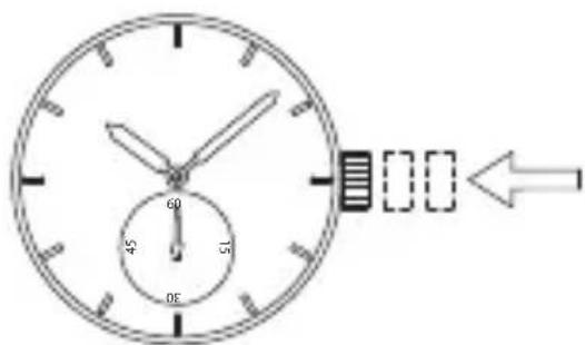 Orient Star Classic RE-AW0003S - ◆ HOW TO SET THE TIME & DATE [AU (F6N)][AW (F6G)] [How to set the time] - 5