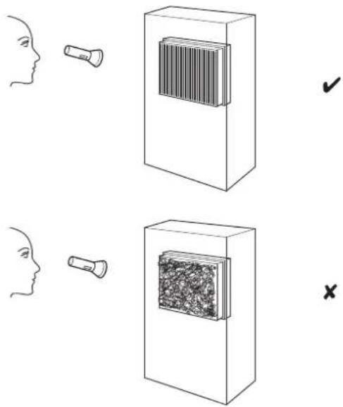 TROTEC TTK 65 E - Sichtprüfung des Geräteinneren auf Verschmutzungen - 1