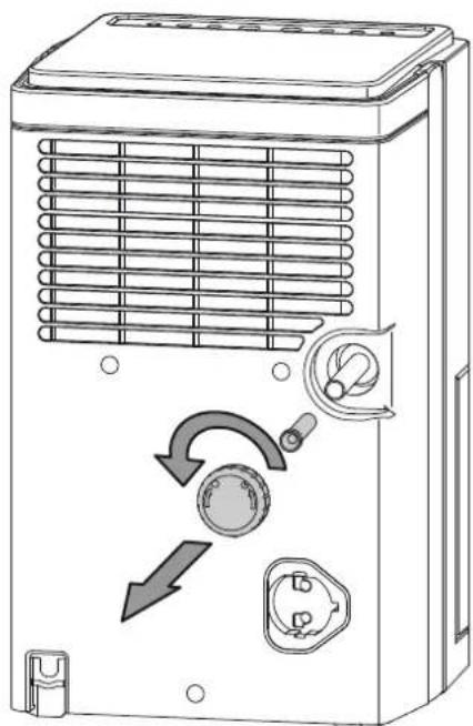 TROTEC TTK 25 E - Betrieb mit Schlauch am Kondensatanschluss - 1