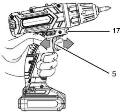 TROTEC PSCS 11-16V - Gerät ein- und ausschalten - 1