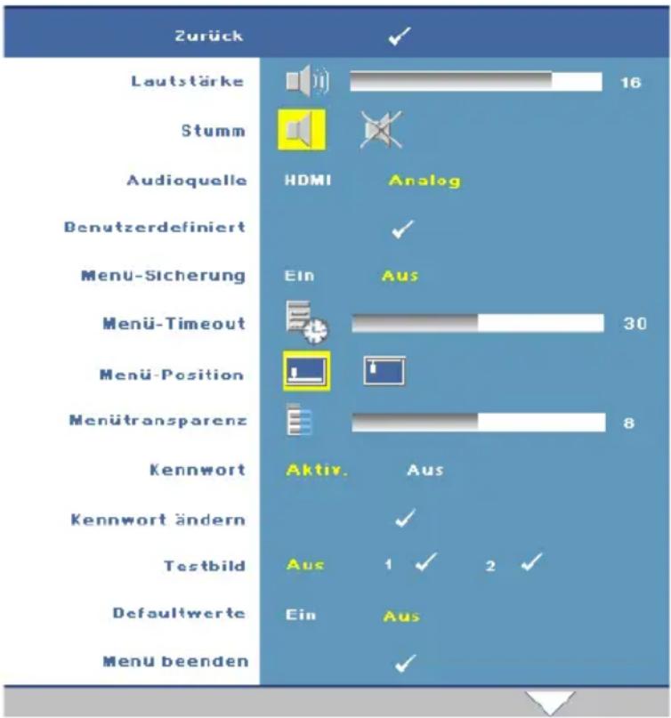 DELL M209X - SONSTIGE EINSTELLUNGEN - 1