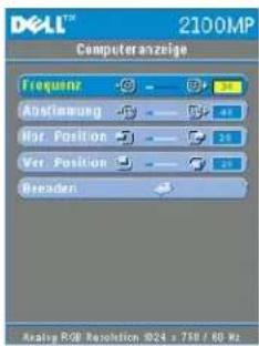 DELL 2100MP - Werkseinstellung - 2