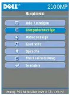 DELL 2100MP - Werkseinstellung - 1