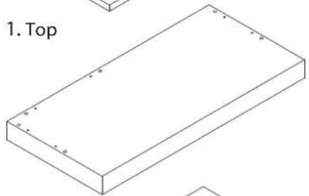 Habitat Ernie - Please check you have all the panels listed below - 3