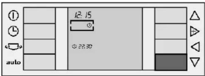 12:15 ① ② ③ ④ auto ⑤ 22:30