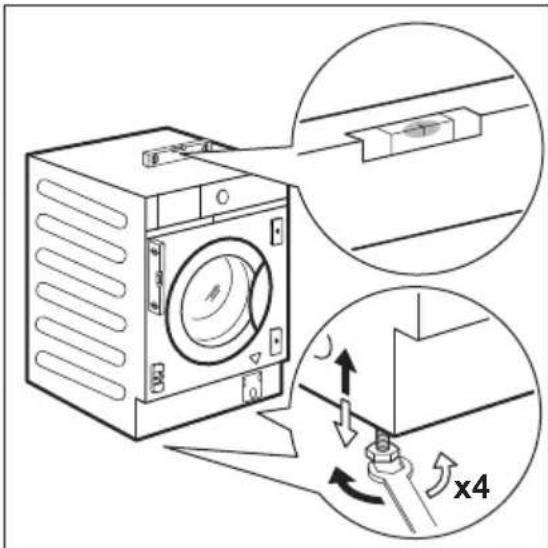 ZANUSSI ZWI7142WA - AUFSTELLEN UND AUSRICHTEN - 1