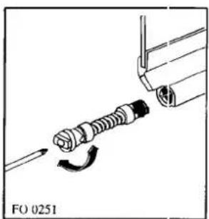 REX PTF5V - REGOLAZIONE DEL BILANCIAMENTO DEL COPERCHIO - 1