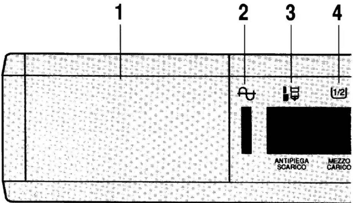 REX POCKET630T - IL PANNELLO COMANDI - 1