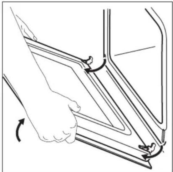 ZANKER KOU10421XK - Removing and installing door - 5