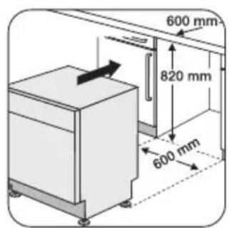 ZANKER GE66020 - Montage als Einbaugeschirrspüler - 1