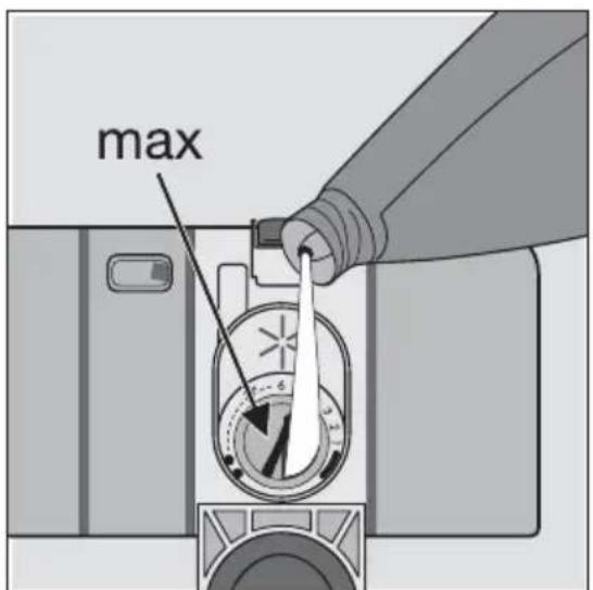 ZANKER GE46005S - Klarspüler einfüllen - 2