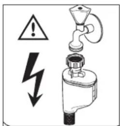 ZANKER GE44023 - Zulaufschlauch sorgfältig anschließen. - 1