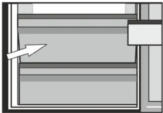 GRUNDIG GKN 26830 XR - Compartimento para alimentos perecederos (baja temperatura /-2 ^0 C - +3 ^0 C). - 1