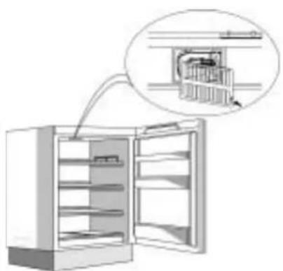 WHIRLPOOL ARG 595-K/R - Abnahme der Lampenabdeckung - 1