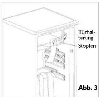 WHIRLPOOL ARC 1100 - Anschlagwechsel der Tiefkühlfachklappe - 2