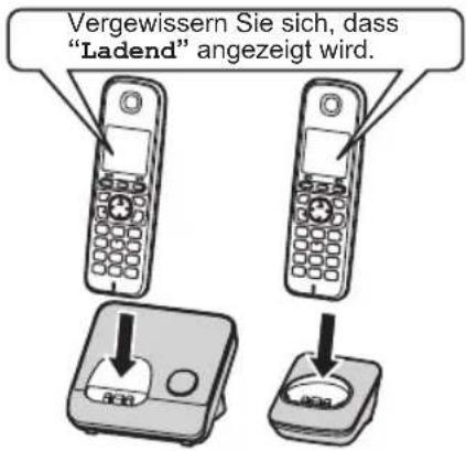PANASONIC KX-TG6721GB - Akku-Aufladung - 1