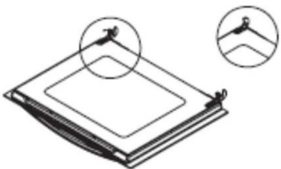 Orima ORF 630 VX - Cleaning the oven door - 2