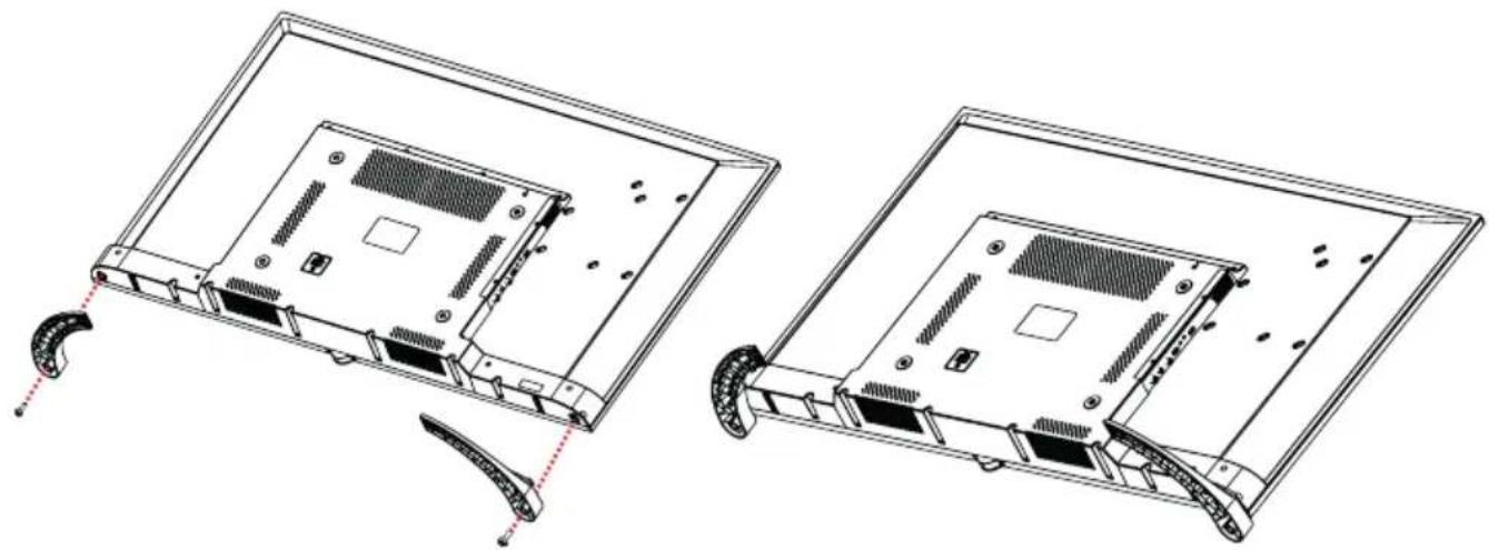 SVAN SVTV132SM - 40" - 43" STAND INSTALLATION DIAGRAM "MODEL 2" - 1