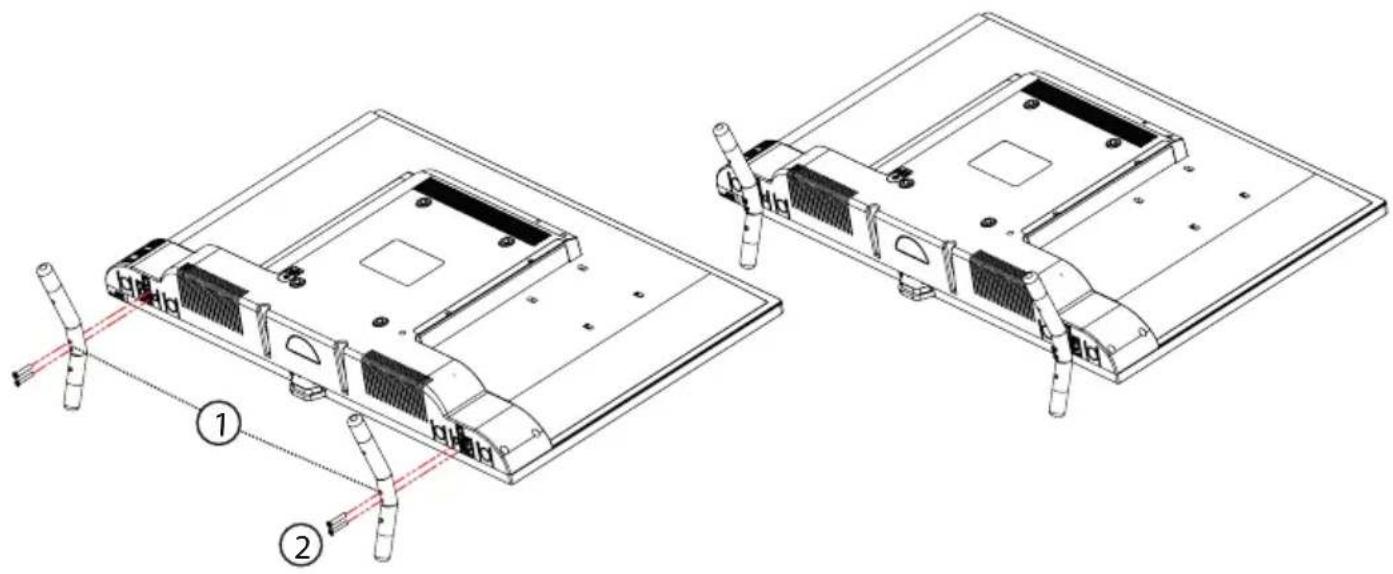 SVAN SVTV132SM - 32" STAND INSTALLATION DIAGRAM "MODEL 4" - 1
