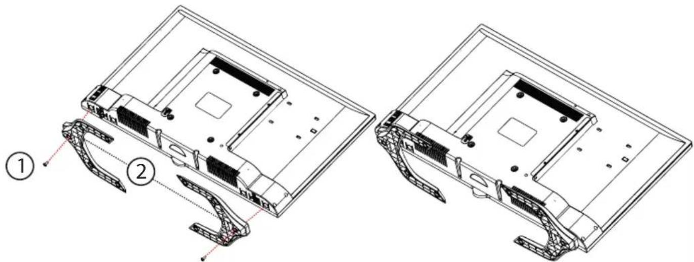 SVAN SVTV132SM - 32" STAND INSTALLATION DIAGRAM "MODEL 1" - 1